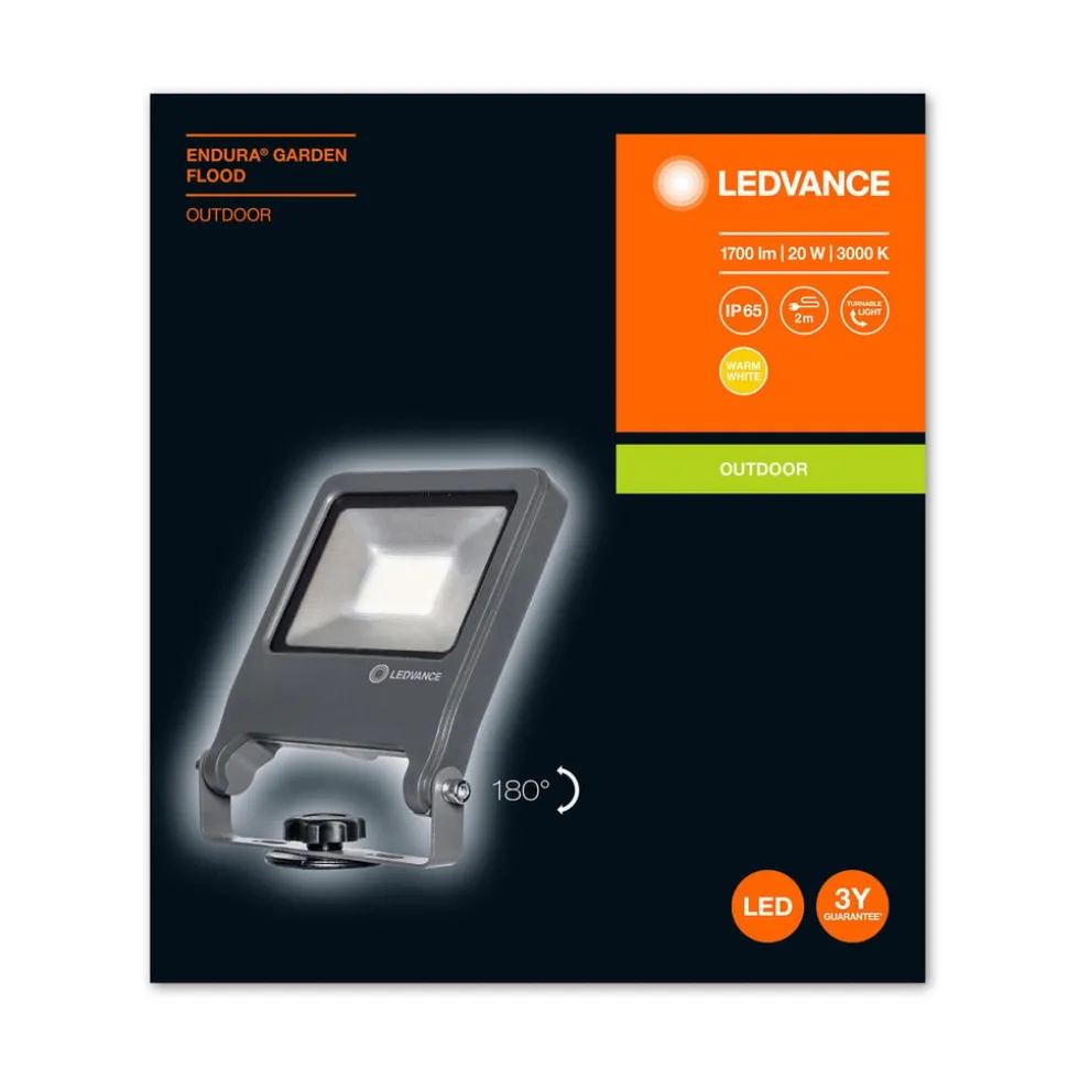LEDVANCE Endura Garden Flood 20W LED buitenspot