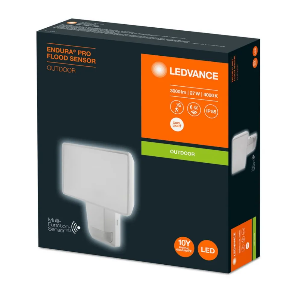 LEDVANCE Endura Pro Flood Sensor LED spot 27W wit