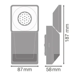 LEDVANCE Endura Pro Spot Sensor LED spot 8W wit