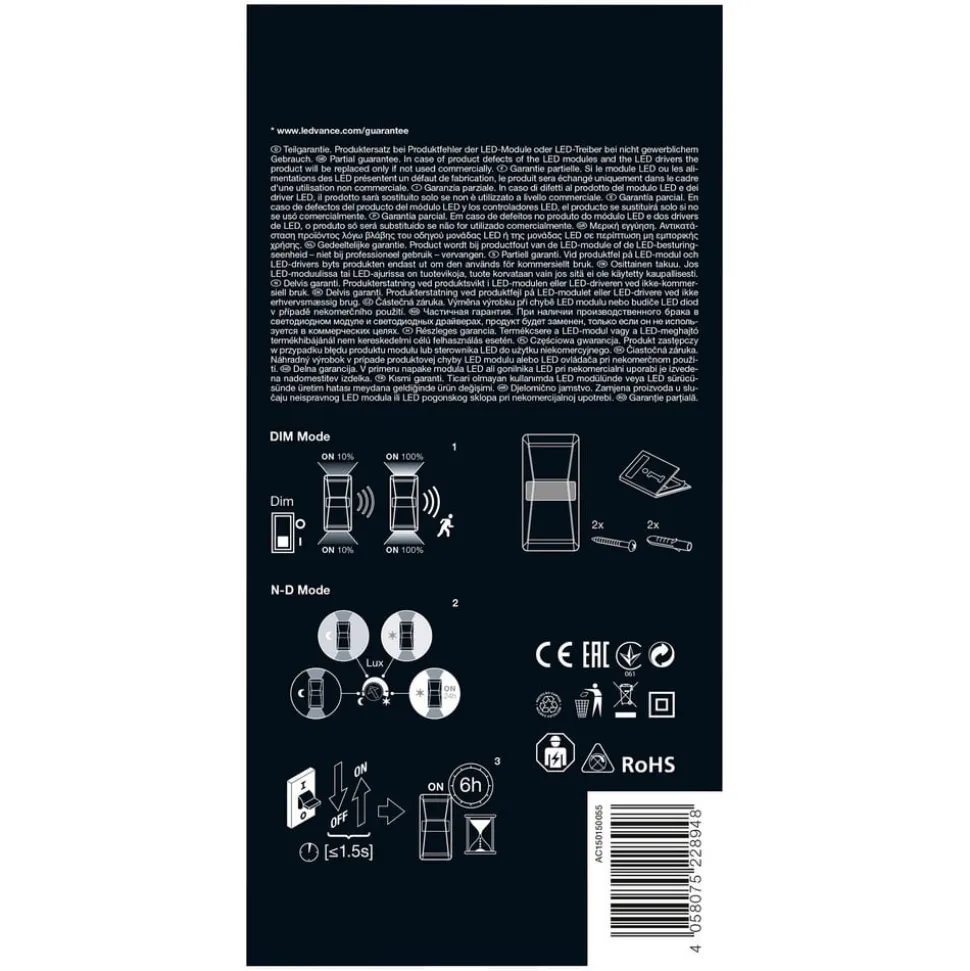 LEDVANCE Endura Pro UpDown sensor wit