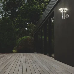 LEDVANCE Endura solar Double Circle muur RVS