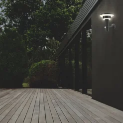 LEDVANCE Endura solar Double Circle muur zwart