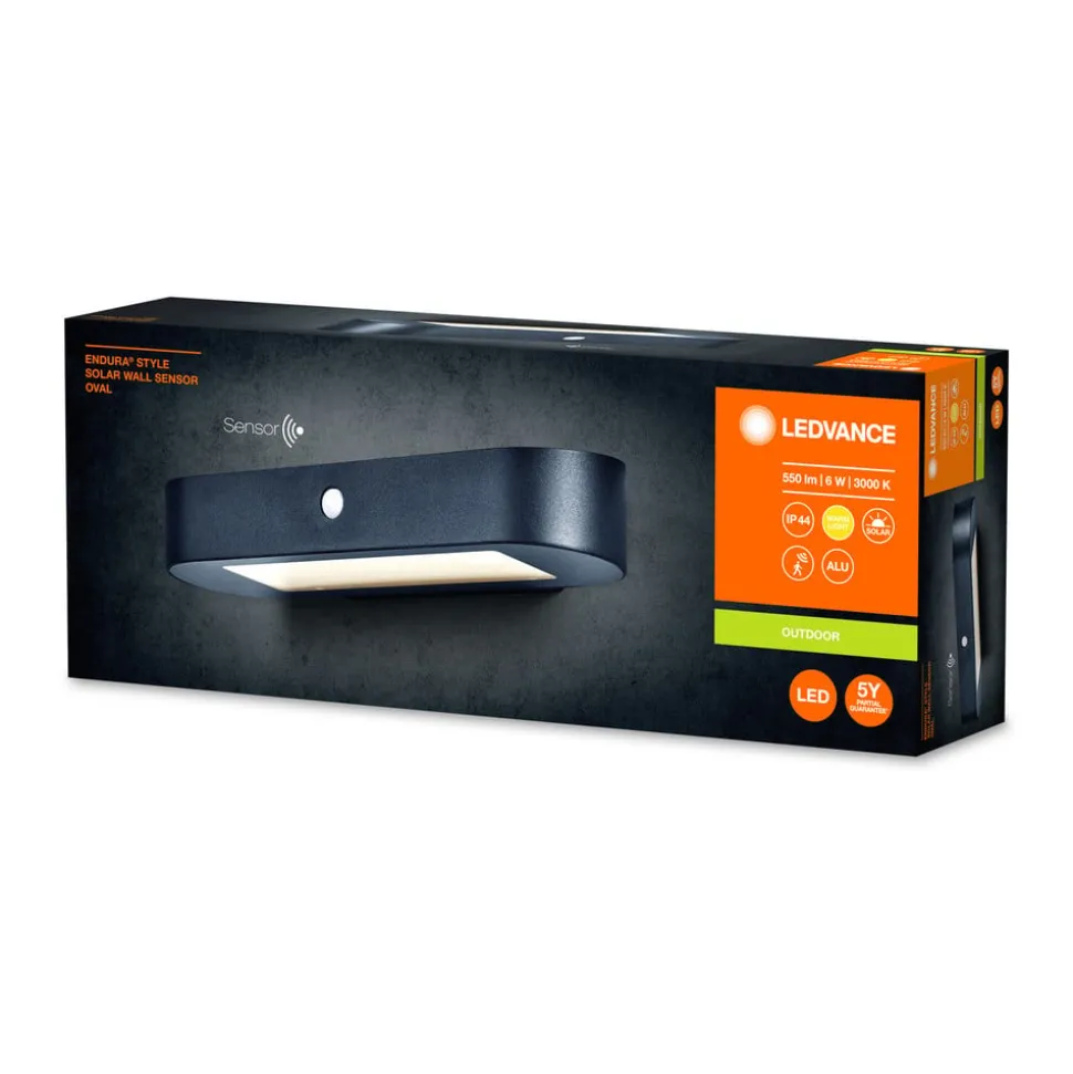 LEDVANCE Endura Style Solar Oval wandlamp 3000K