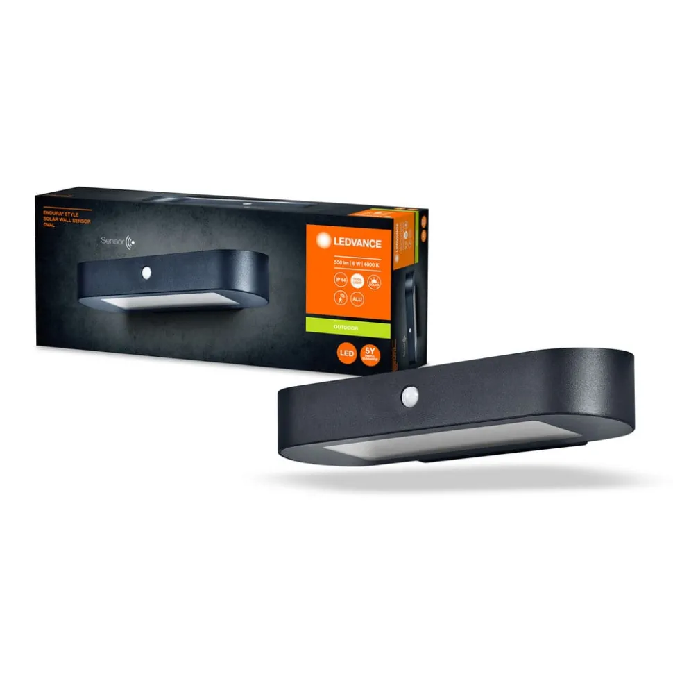 LEDVANCE Endura Style Solar Oval wandlamp 4000K