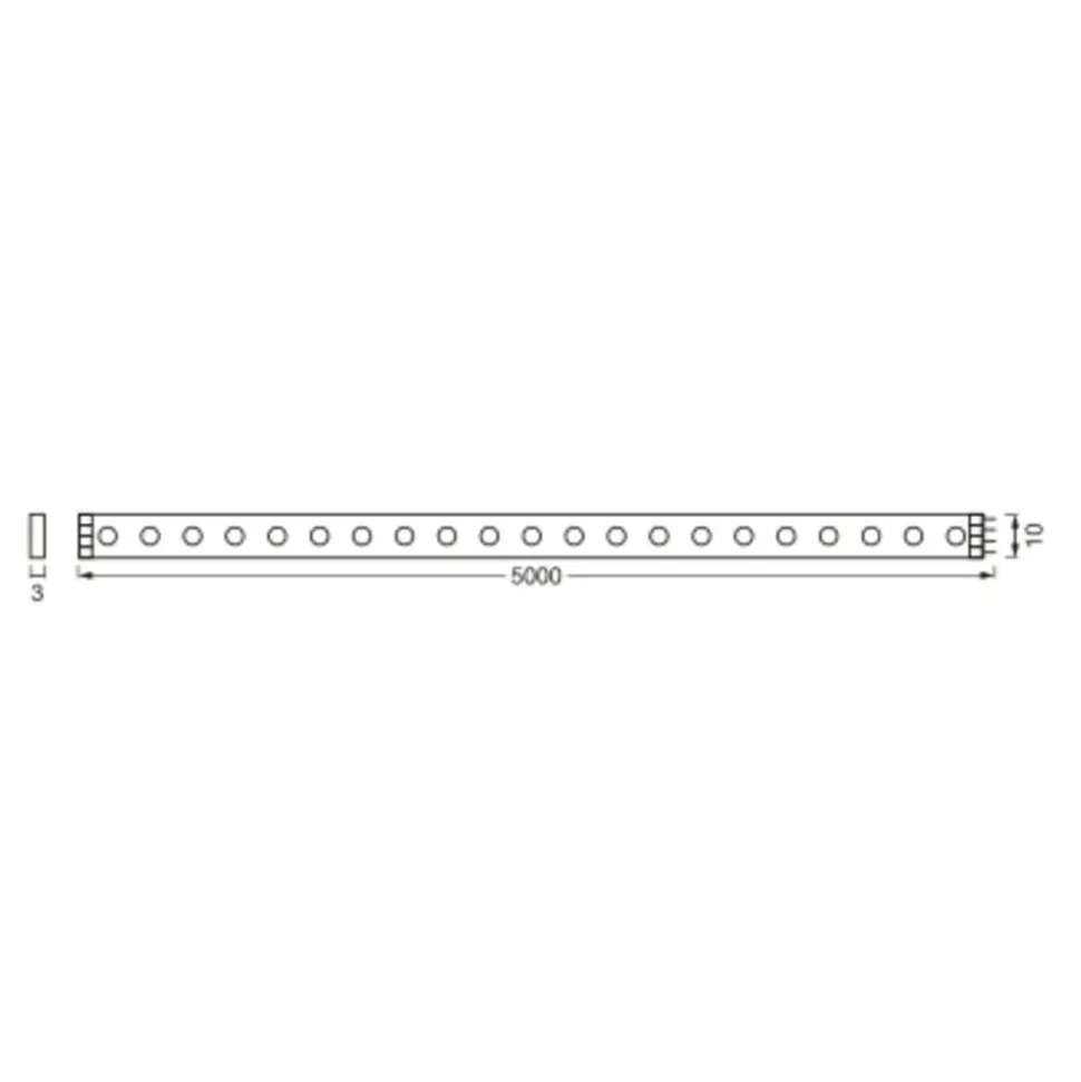 LEDVANCE Flex Audio LED Strip IP20 RGB, Sound, 5m
