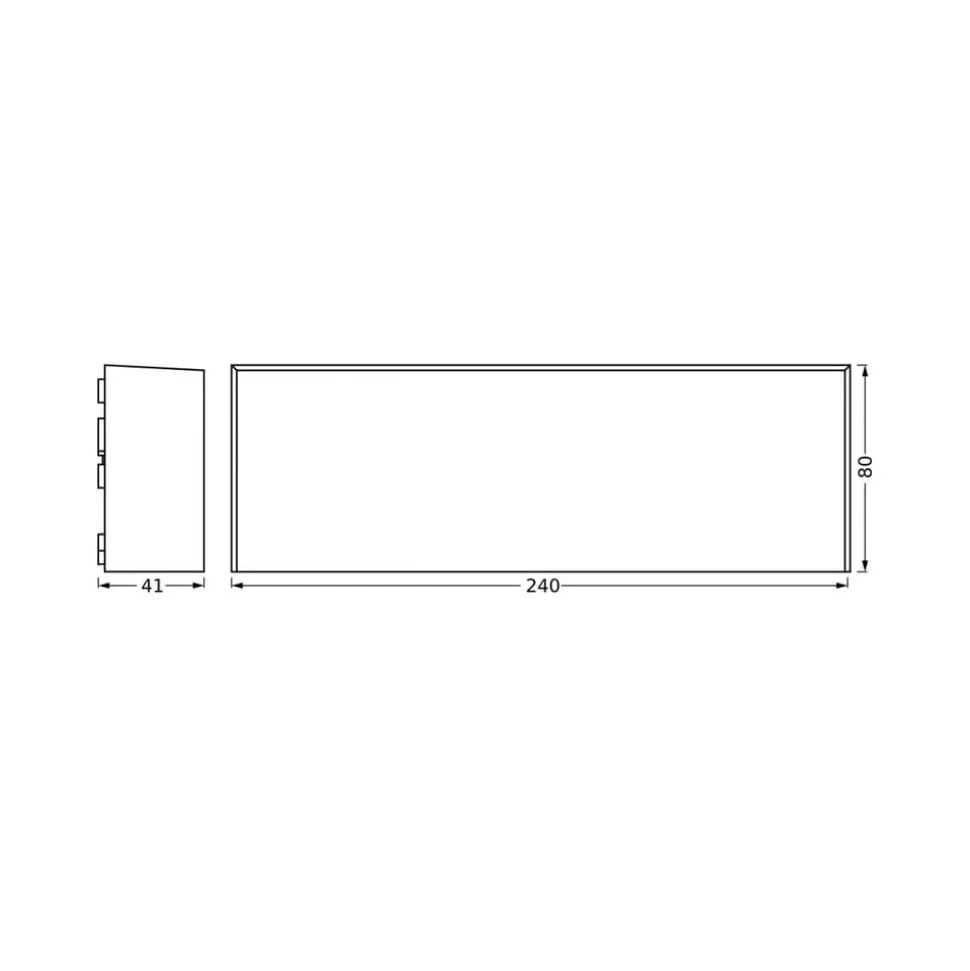 LEDVANCE LED buitenwandlamp Endura Style Ivo, donkergrijs