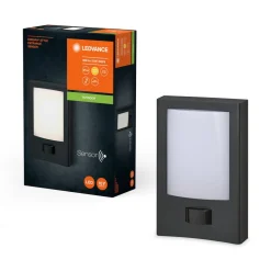 LEDVANCE LED buitenwandlamp Endura Style, donkergrijs, sensor