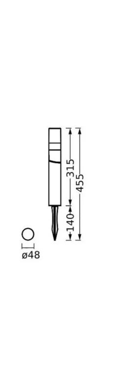 LEDVANCE LED grondspies lamp Endura Hybrid Rota Spike 1W