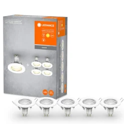 LEDVANCE LED inbouwspot GU10 Recessed 5 per set