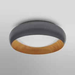 LEDVANCE LED plafondlamp Orbis Livia Ø 30 cm, grijs, metaal