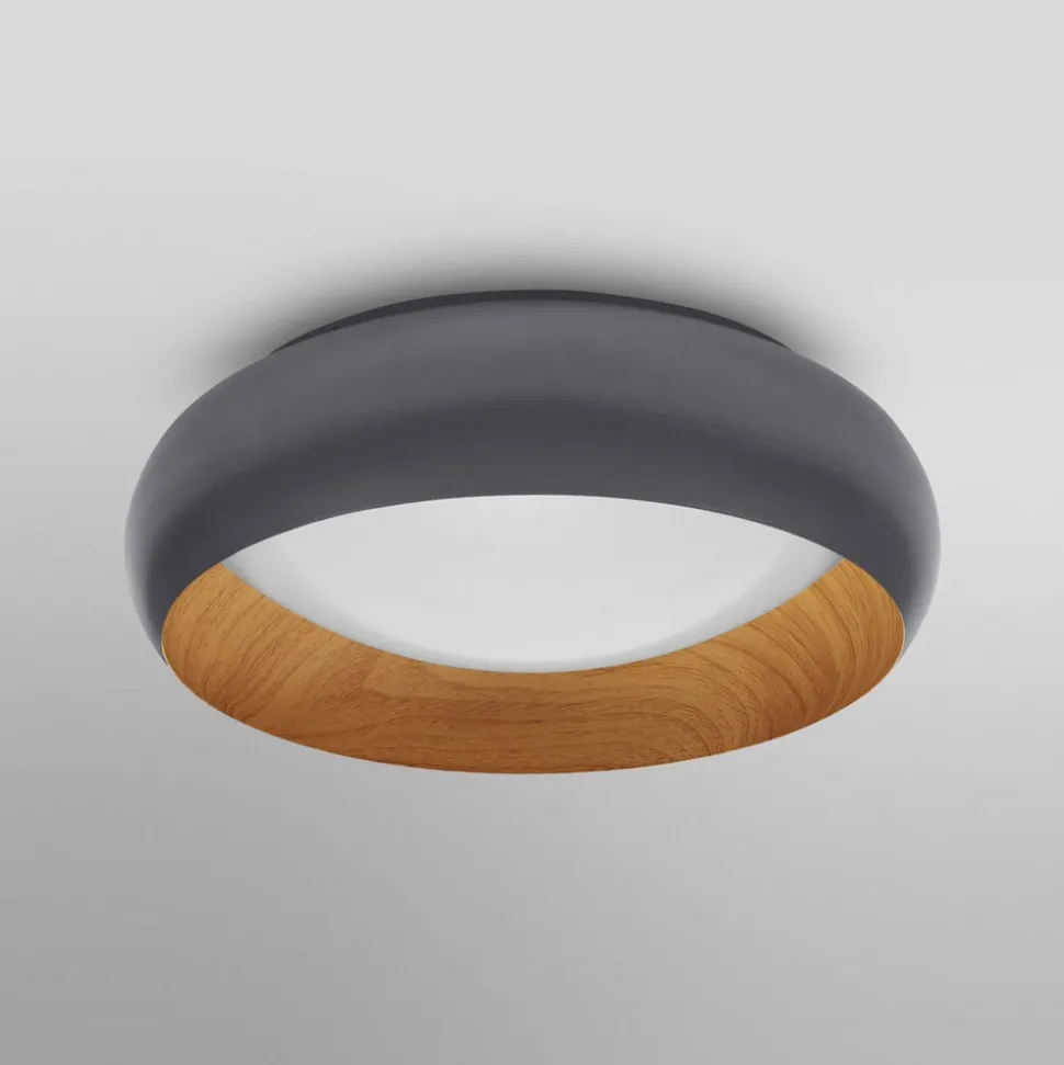 LEDVANCE LED plafondlamp Orbis Livia Ø 30 cm, grijs, metaal