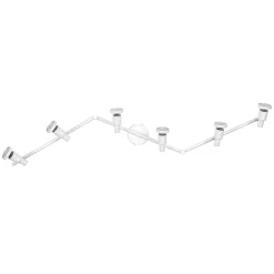 LEDVANCE LED plafondspot GU10, 6-lamps, wit