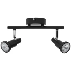 LEDVANCE LED plafondspot GU10, 2-lamps, zwart