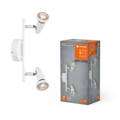 LEDVANCE LED plafondspot GU10, 2-lamps, wit