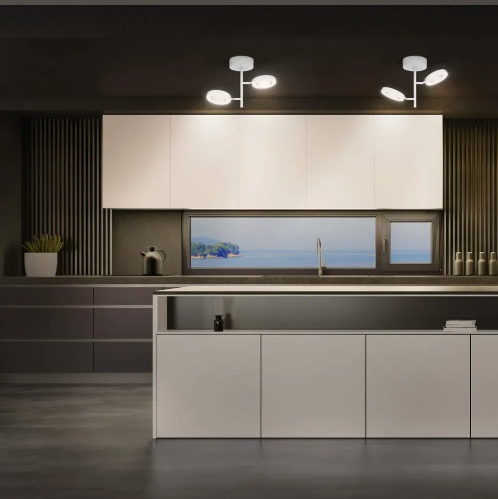 LEDVANCE LED plafondspot Saturnus, 2-lamps, CCT, hoog, wit