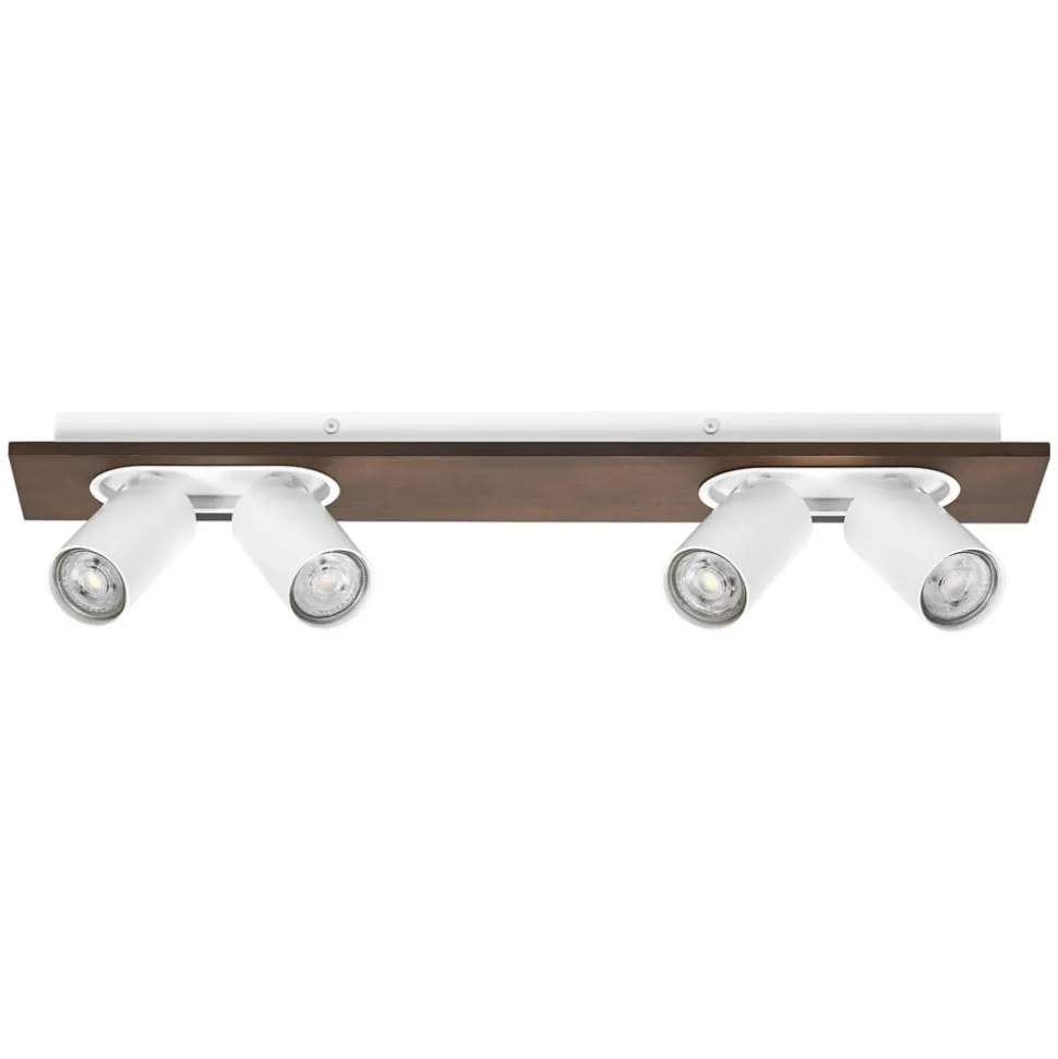 LEDVANCE LED plafondspot Mercury GU10, 4-lamps, hout/wit