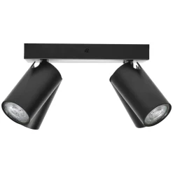 LEDVANCE LED spot Octagon dimbaar, 4-lamps vierkant zwart