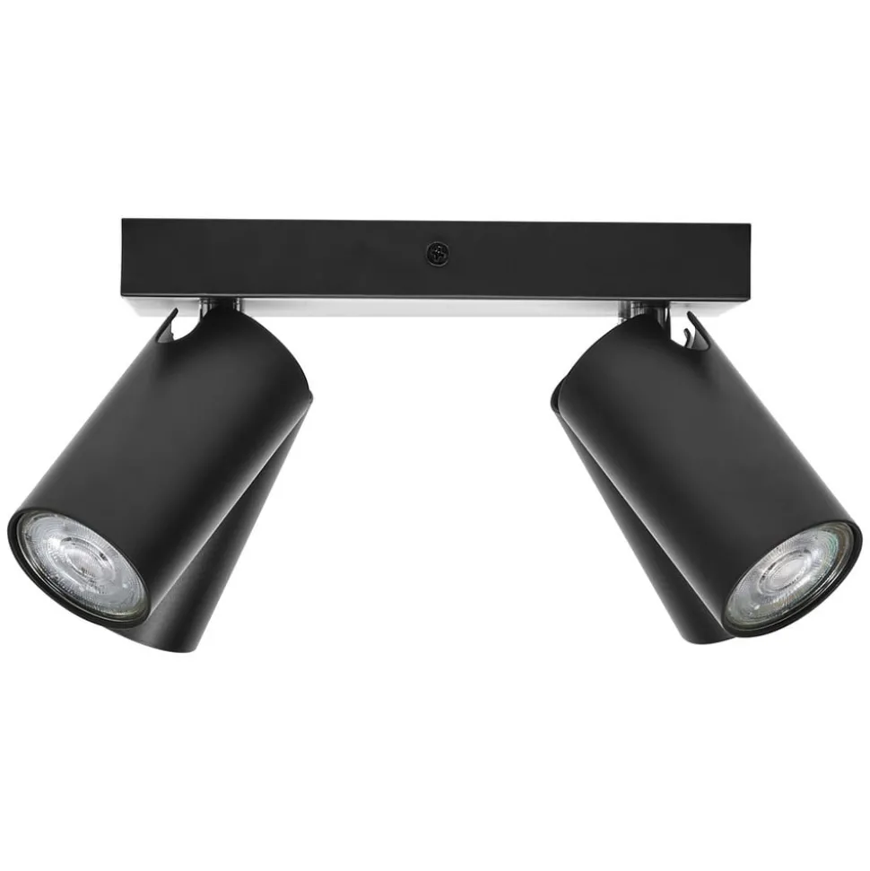 LEDVANCE LED spot Octagon dimbaar, 4-lamps vierkant zwart
