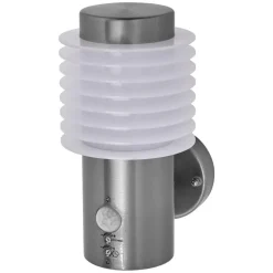 LEDVANCE LED wandlamp Endura Style Rondo, roestvrij staal, sensor