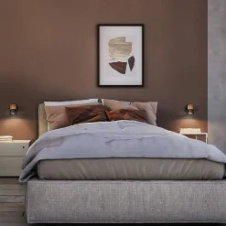 LEDVANCE LED wandspot Cork, GU10, dimbaar, zwart