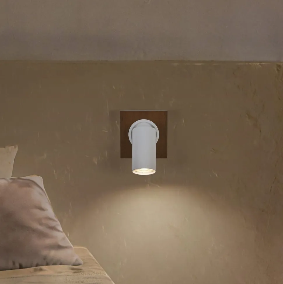 LEDVANCE LED wandspot Mercury GU10, hout/wit