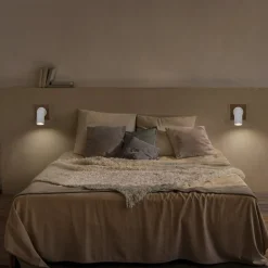 LEDVANCE LED wandspot Mercury GU10, hout/wit