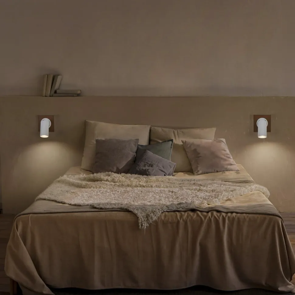 LEDVANCE LED wandspot Mercury GU10, hout/wit