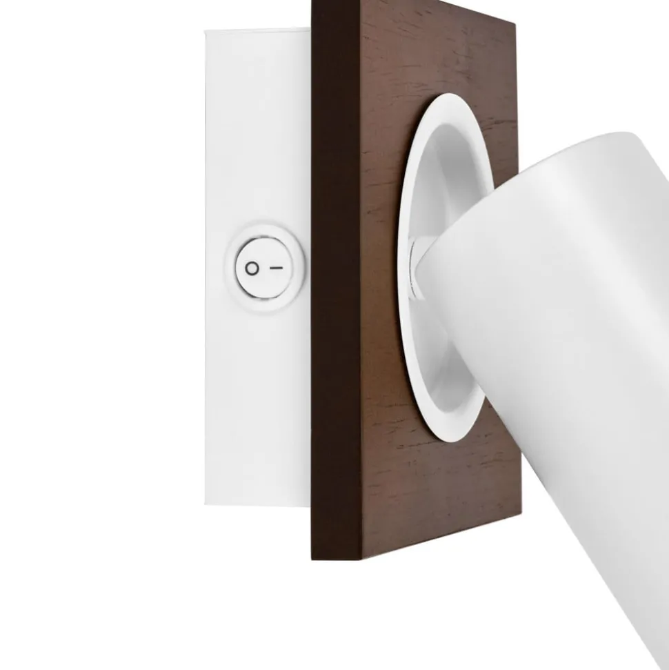 LEDVANCE LED wandspot Mercury GU10, hout/wit