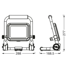 Ledvance LED-Worklight Value R-Stand spot 30W