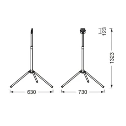 Ledvance LED-Worklight Value Tripod 1-lamp 20W