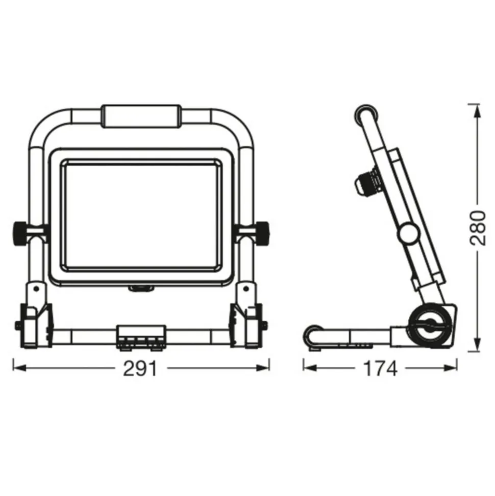Ledvance LED-Worklight Value R-Stand spot 50W