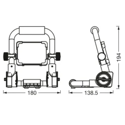 Ledvance LED-Worklight Value R-Stand spot 10W
