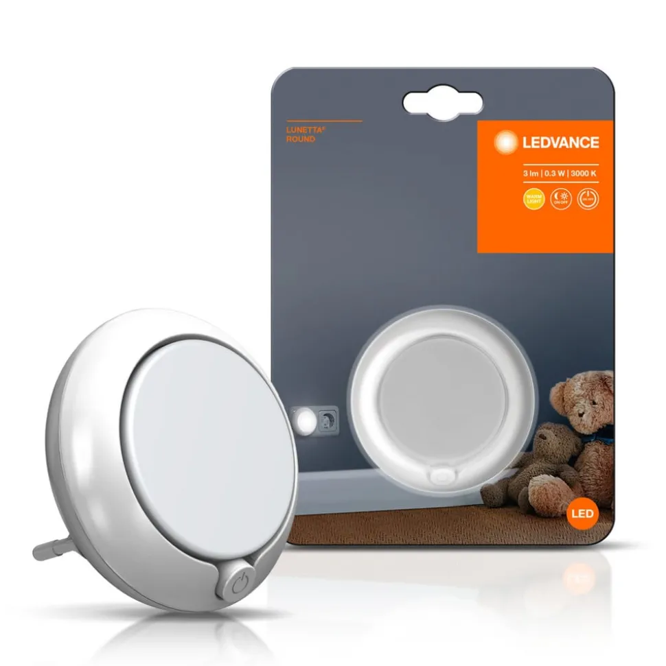 LEDVANCE Lunetta Round White LED nachtlamp