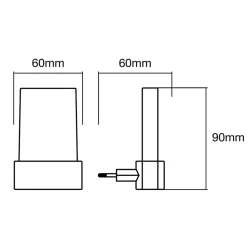 LEDVANCE Lunetta Shine RGB-LED nachtlamp