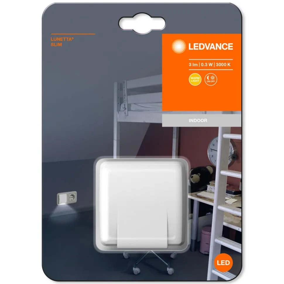 LEDVANCE Lunetta Slim White LED nachtlamp