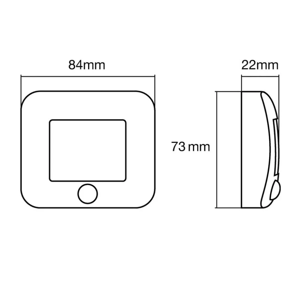 LEDVANCE Nightlux Hall nachtlamp met sensor wit