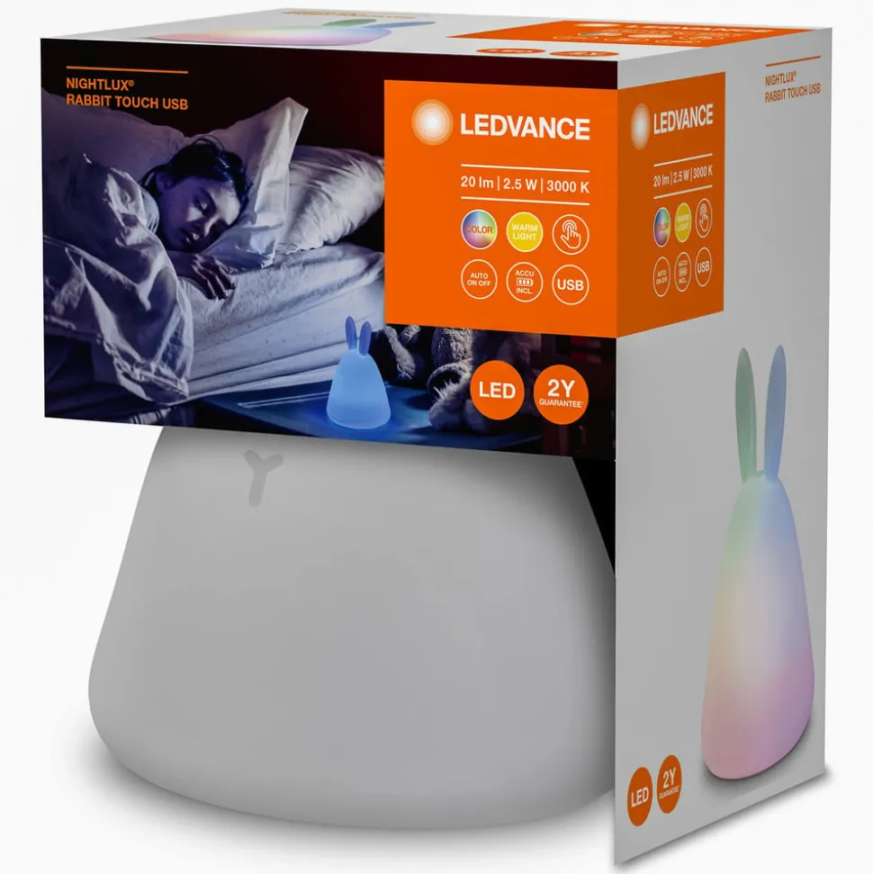 LEDVANCE Nightlux Touch Rabbit LED nachtlamp RGB