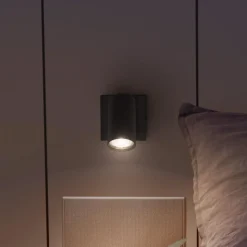 LEDVANCE Octagon LED spot, dimbaar, 1-lamp, zwart