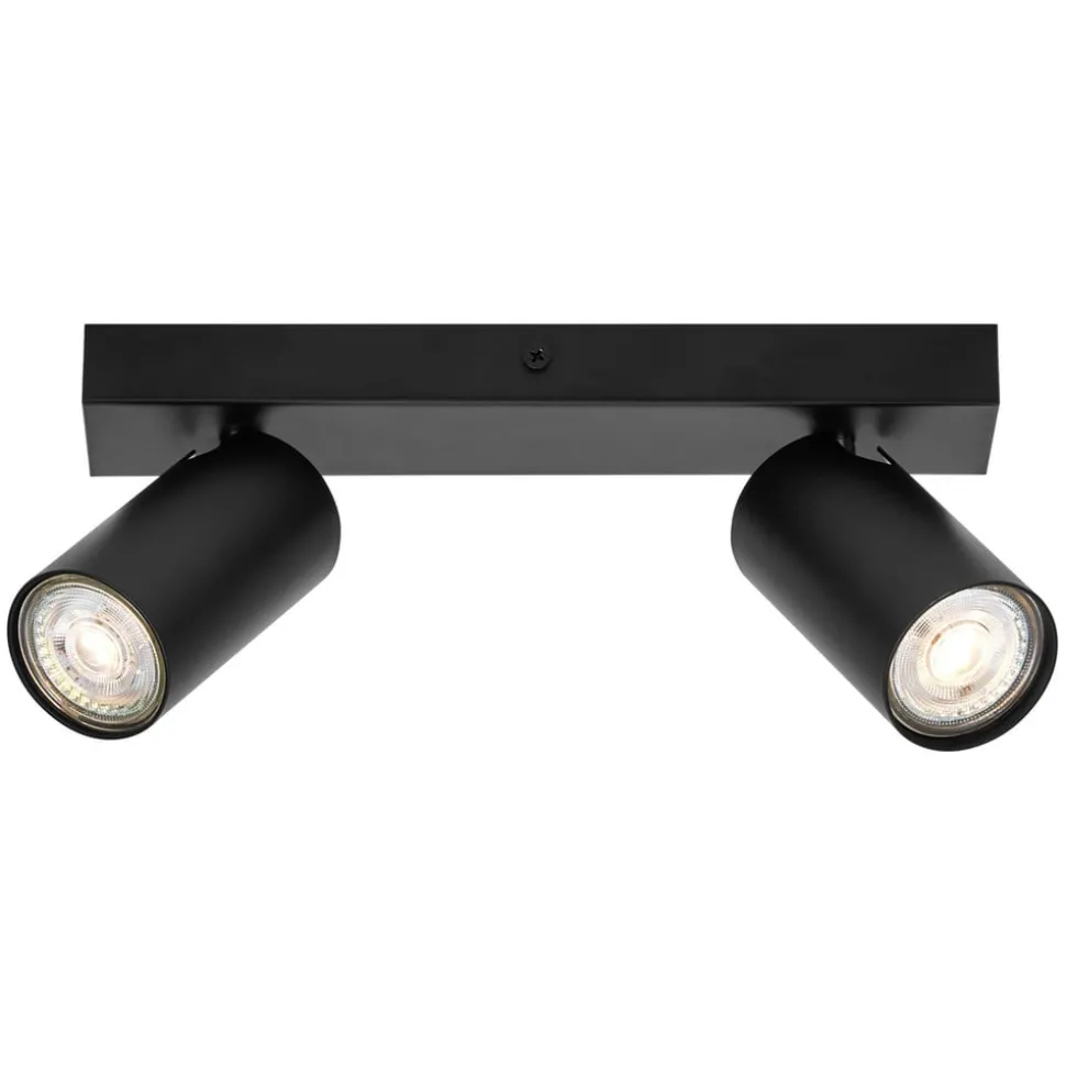 LEDVANCE Octagon LED spot, dimbaar, 2-lamps, zwart