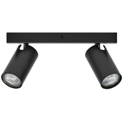 LEDVANCE Octagon LED spot, dimbaar, 2-lamps, zwart