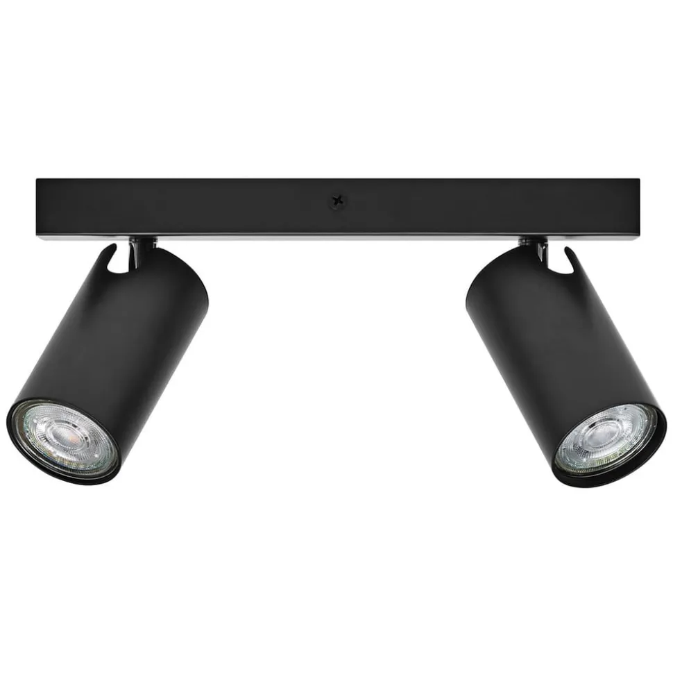 LEDVANCE Octagon LED spot, dimbaar, 2-lamps, zwart