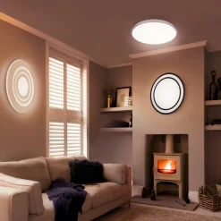 Ledvance Orbis London plafondlamp Ø 40cm zwart