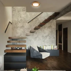 Ledvance Orbis Madrid plafondlamp houtdecor