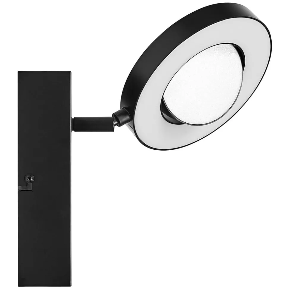 LEDVANCE Saturnus CCT LED wandspot, schakelaar, zwart