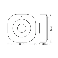 LEDVANCE SMART+ Bewegingsmelder, WiFi, met oplaadbare batterij