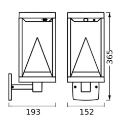 LEDVANCE SMART+ Bluetooth Solar Alpen Wand Meerkleurig