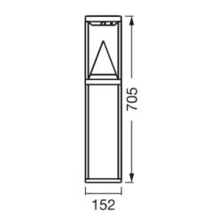 LEDVANCE SMART+ BT Solar Alps Pathway Multicolor