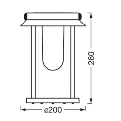 LEDVANCE SMART+ BT Table Lantern solar meerkleurig