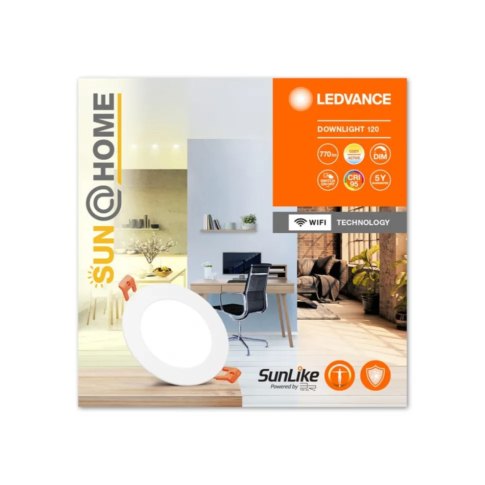 LEDVANCE SMART+ SUN@Home Slim inbouw wit Ø12cm