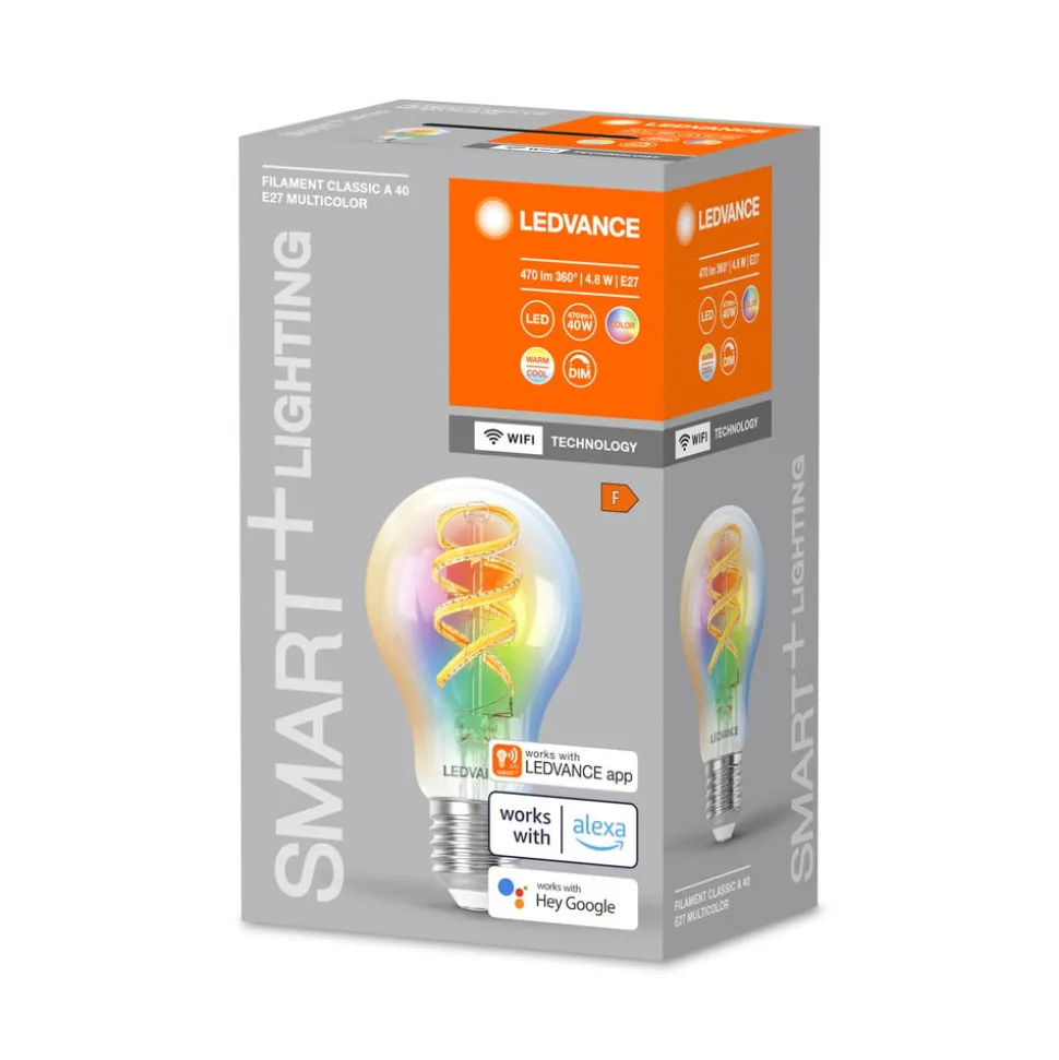 LEDVANCE SMART+ WiFi E27 4,8W Classic RGB CCT